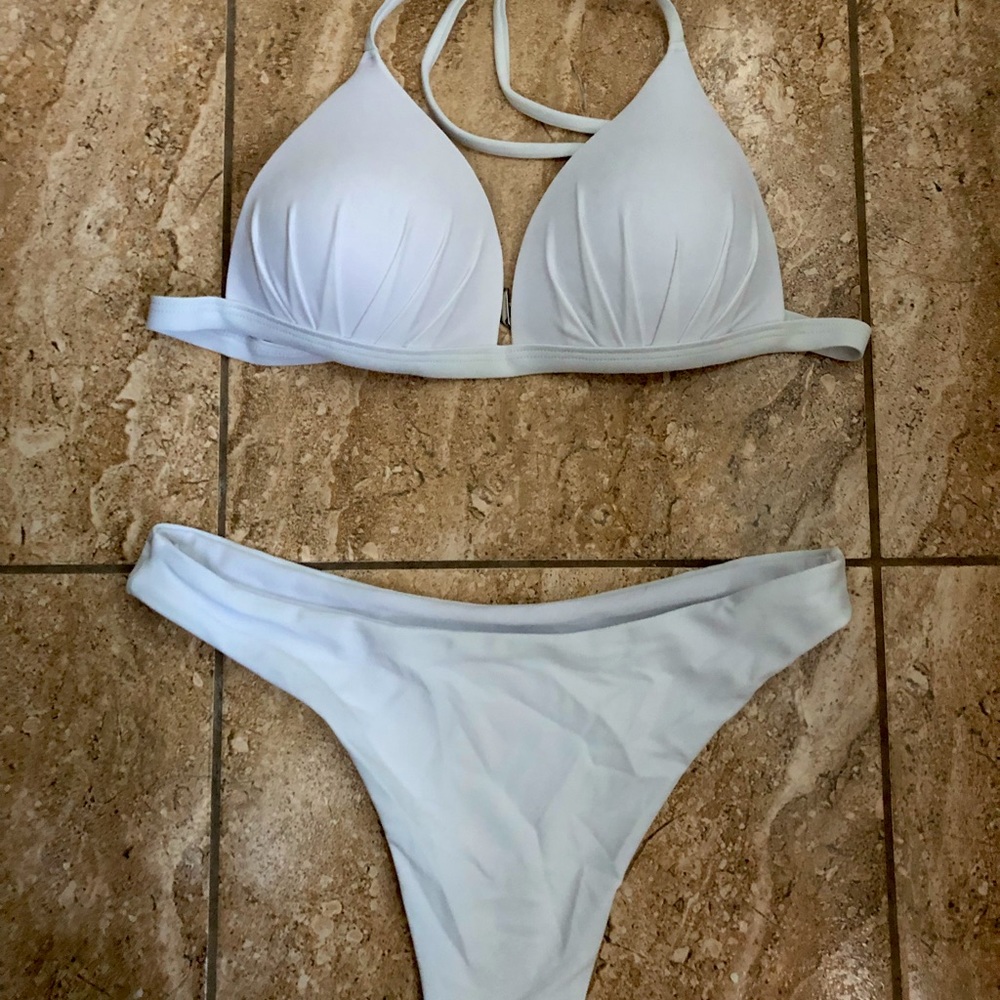 Brand new white bikini set